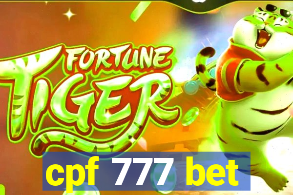 cpf 777 bet